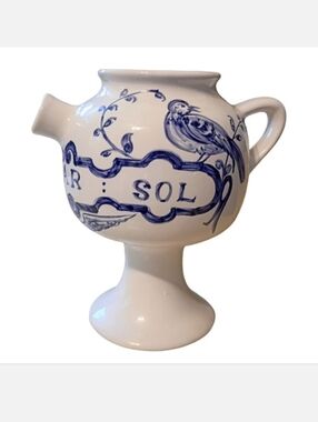 Vintage 1989 Lily Made In Portugal Apothecary Jar